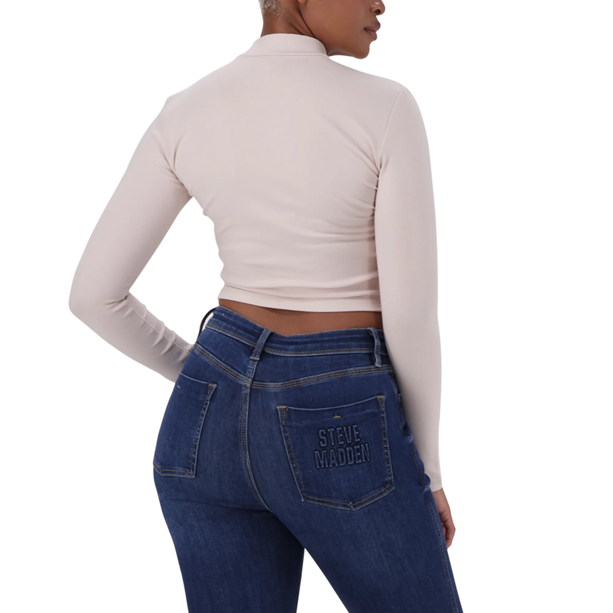ADDILYN STONE TURTLE NECK TOP