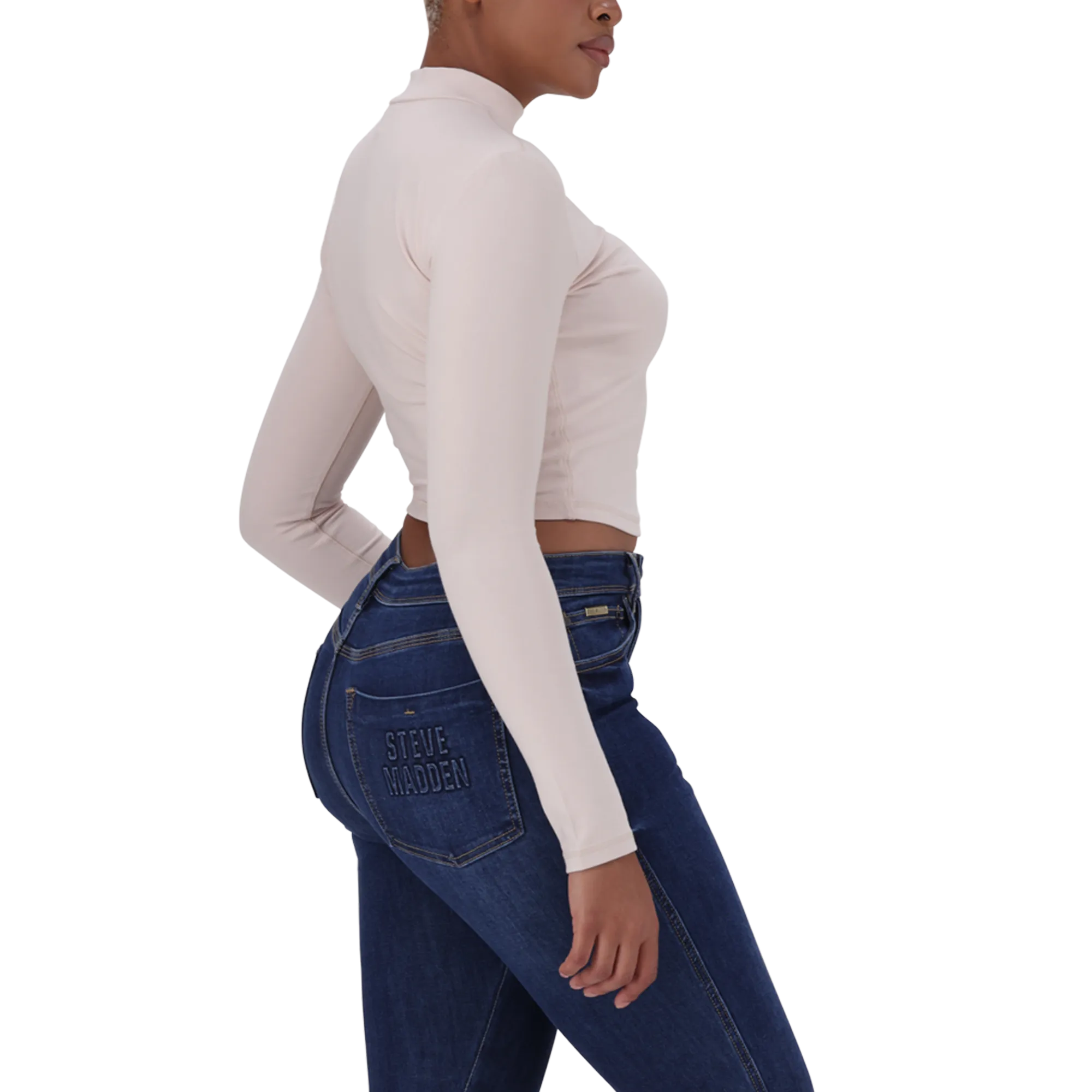 ADDILYN STONE TURTLE NECK TOP