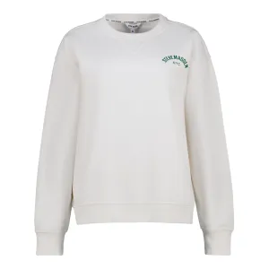 AMELIA CREAM OVERSIZED CREW NECK FLEECE SWEAT