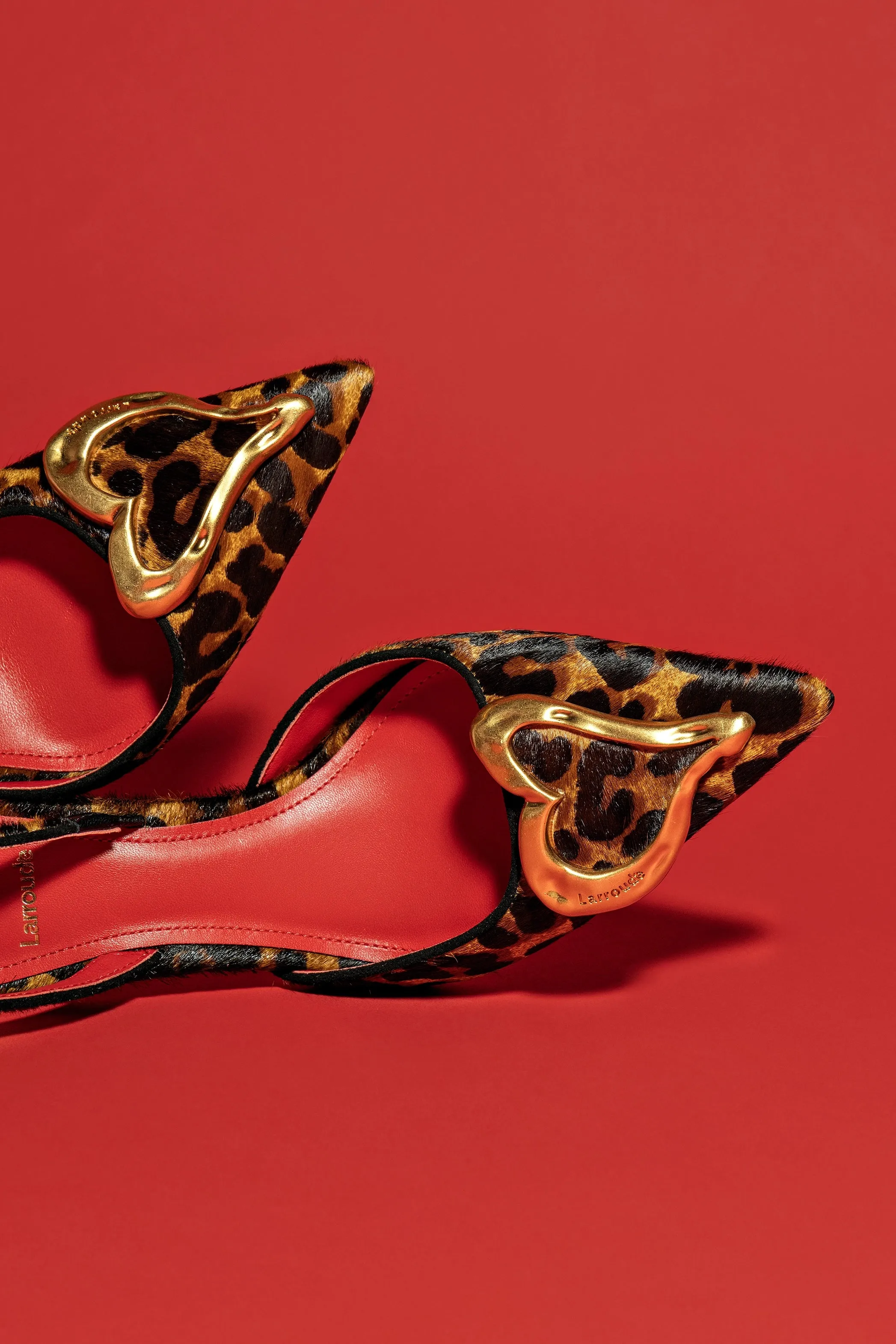 Amore Pump In Leopard Natural Haircalf