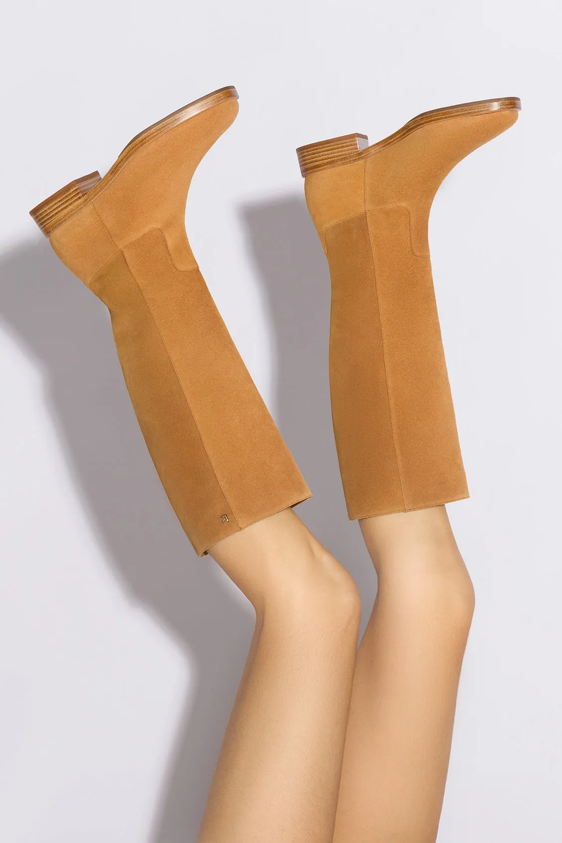 Anne Boot In Toasted Suede