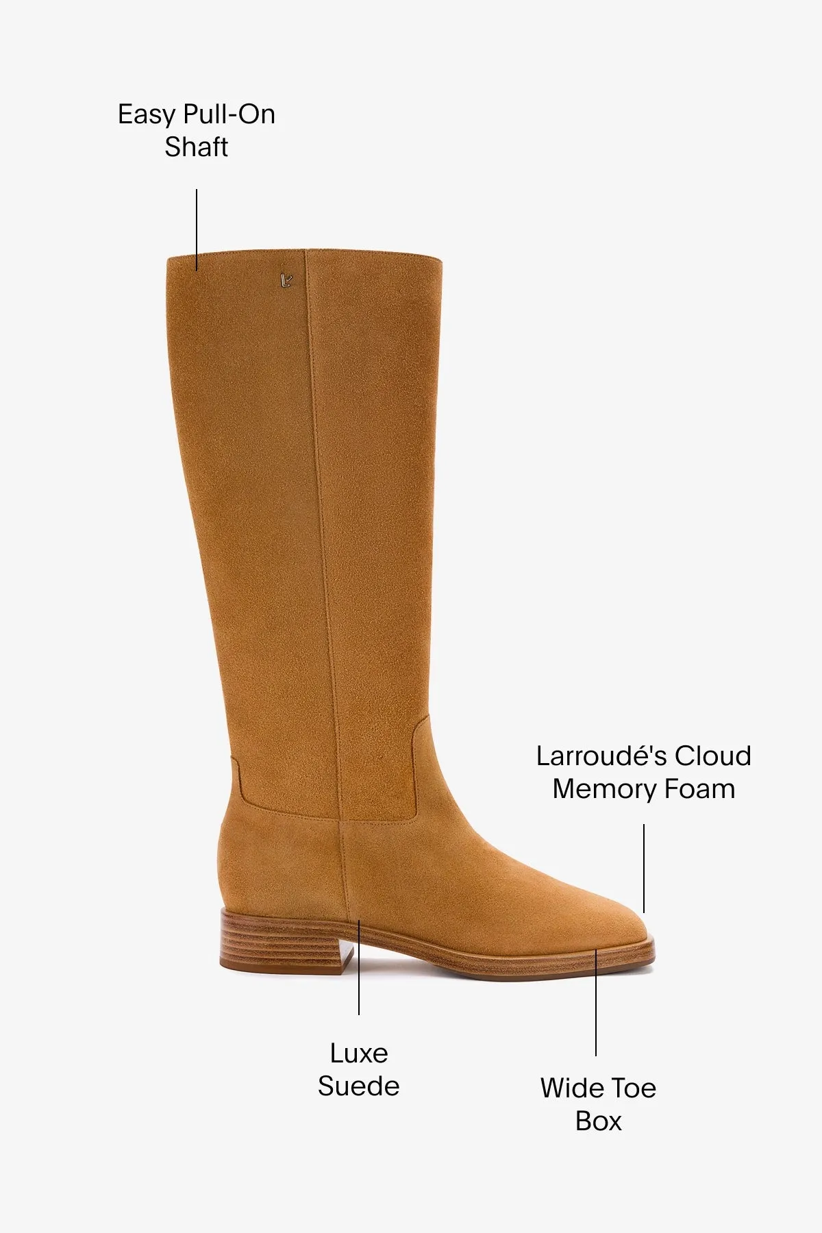Anne Boot In Toasted Suede