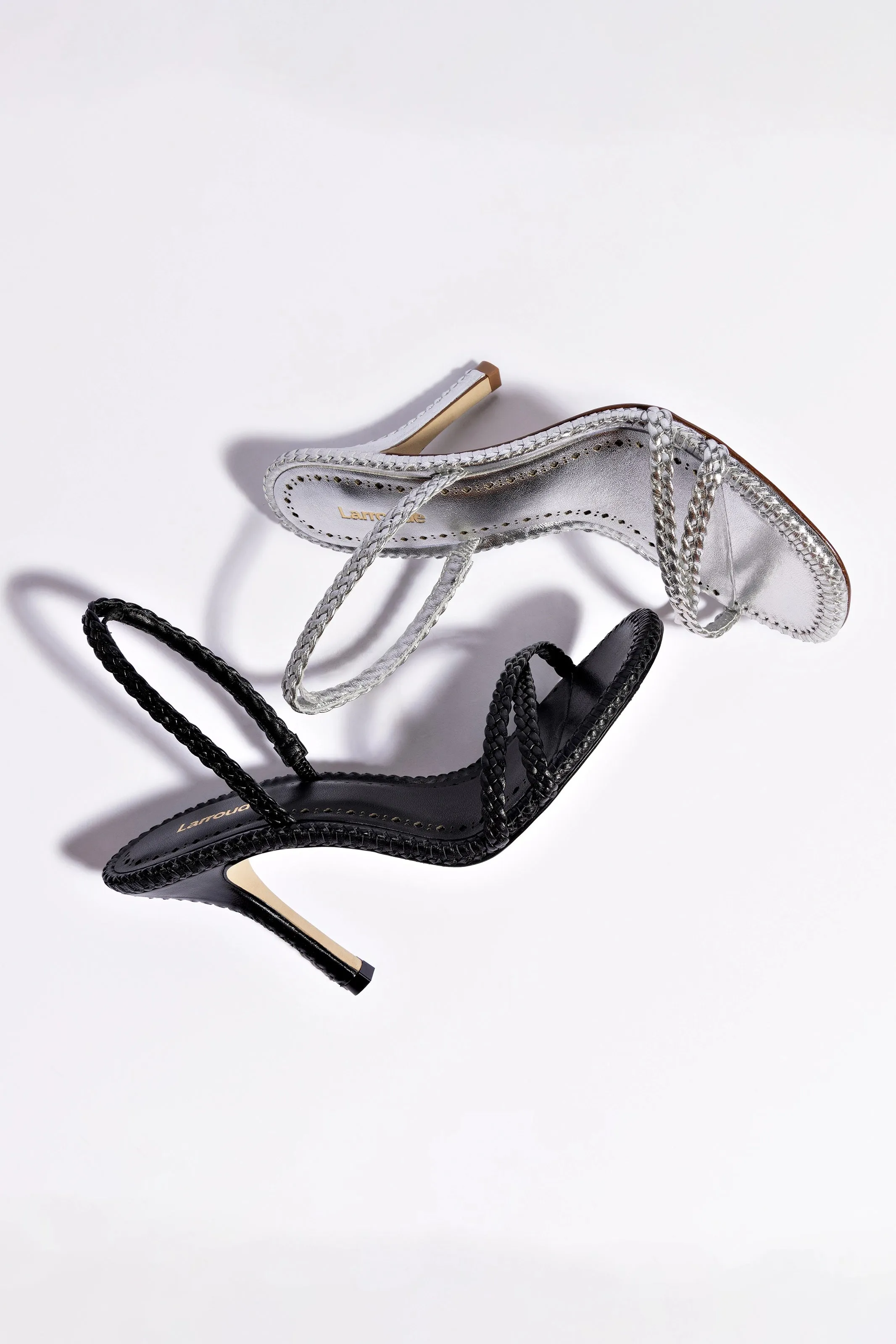 Annie Sandal In Black Leather