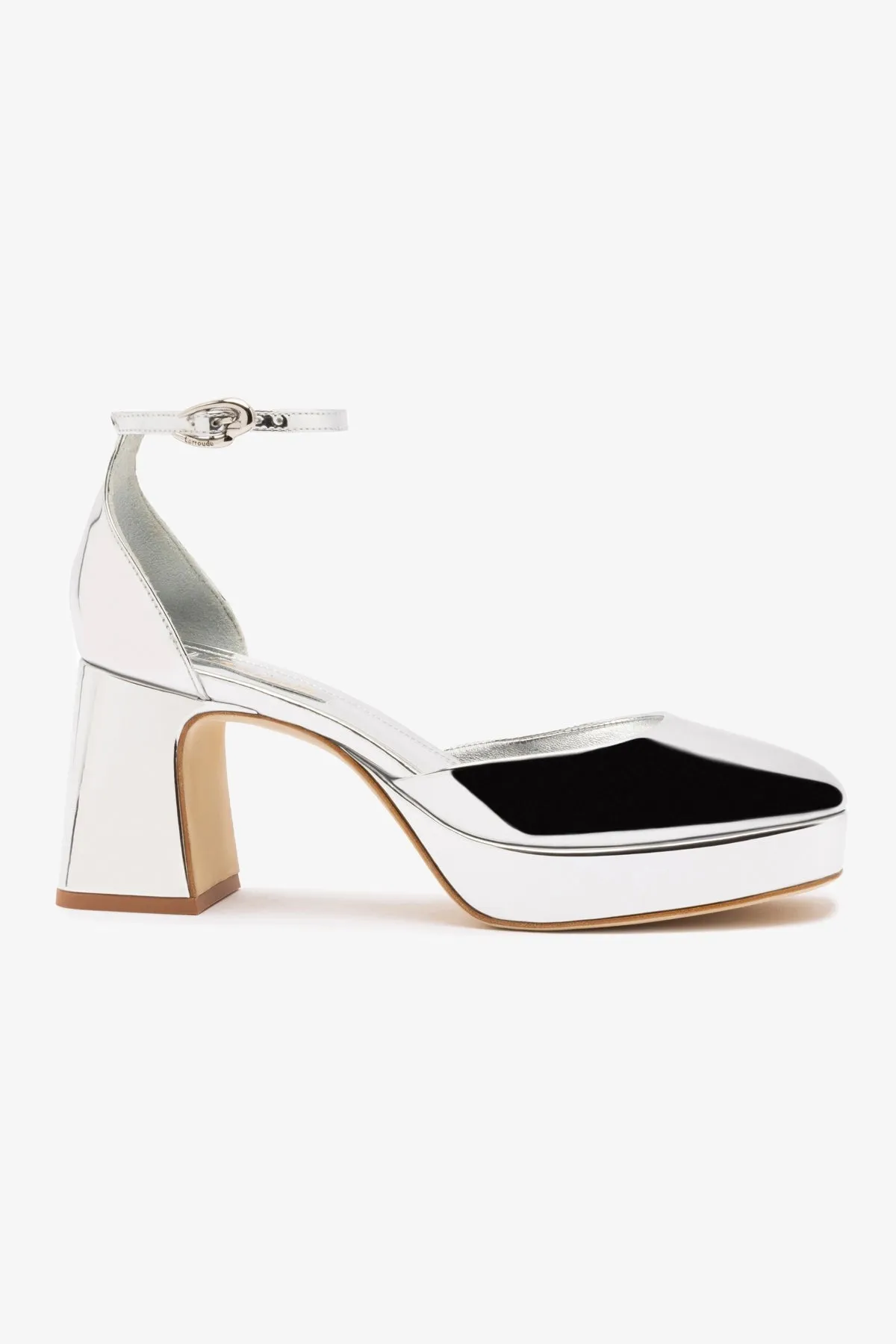 Ari Verona Low Pump In Silver Specchio