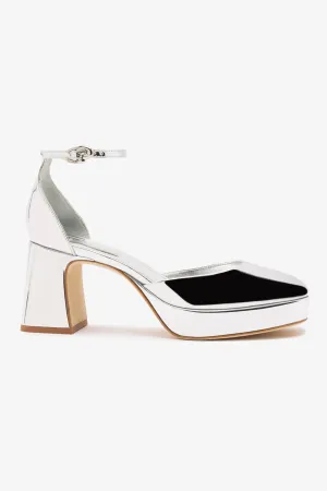 Ari Verona Low Pump In Silver Specchio