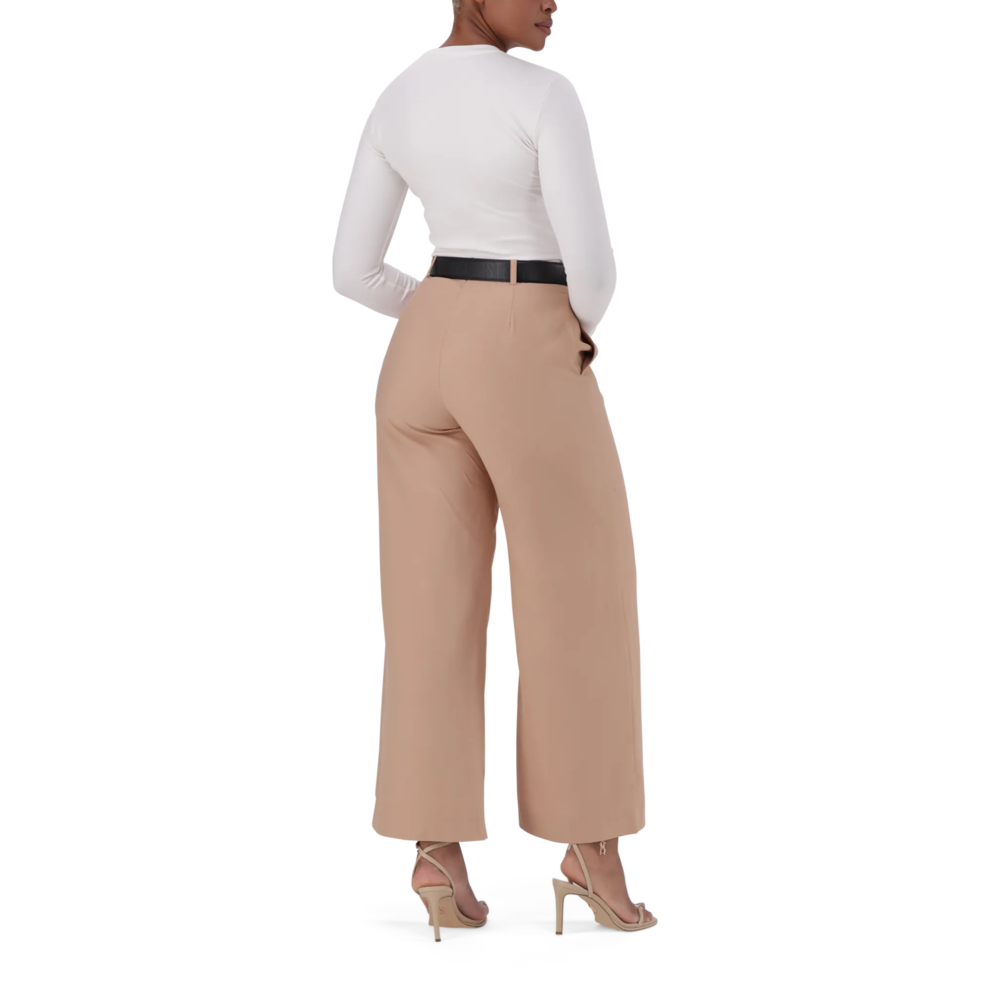 ARLITH CREAM ROUND NECK TOP