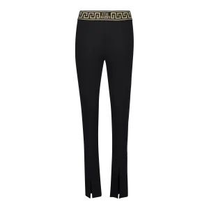 BAILEE BLACK FLARE SPLIT FRONT LEGGING
