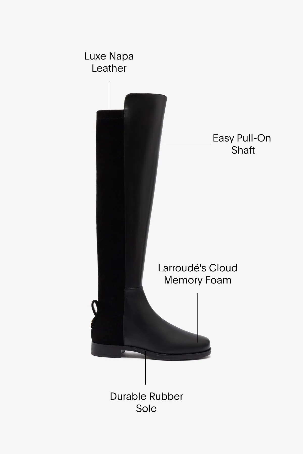 Bergen Boot In Black Leather