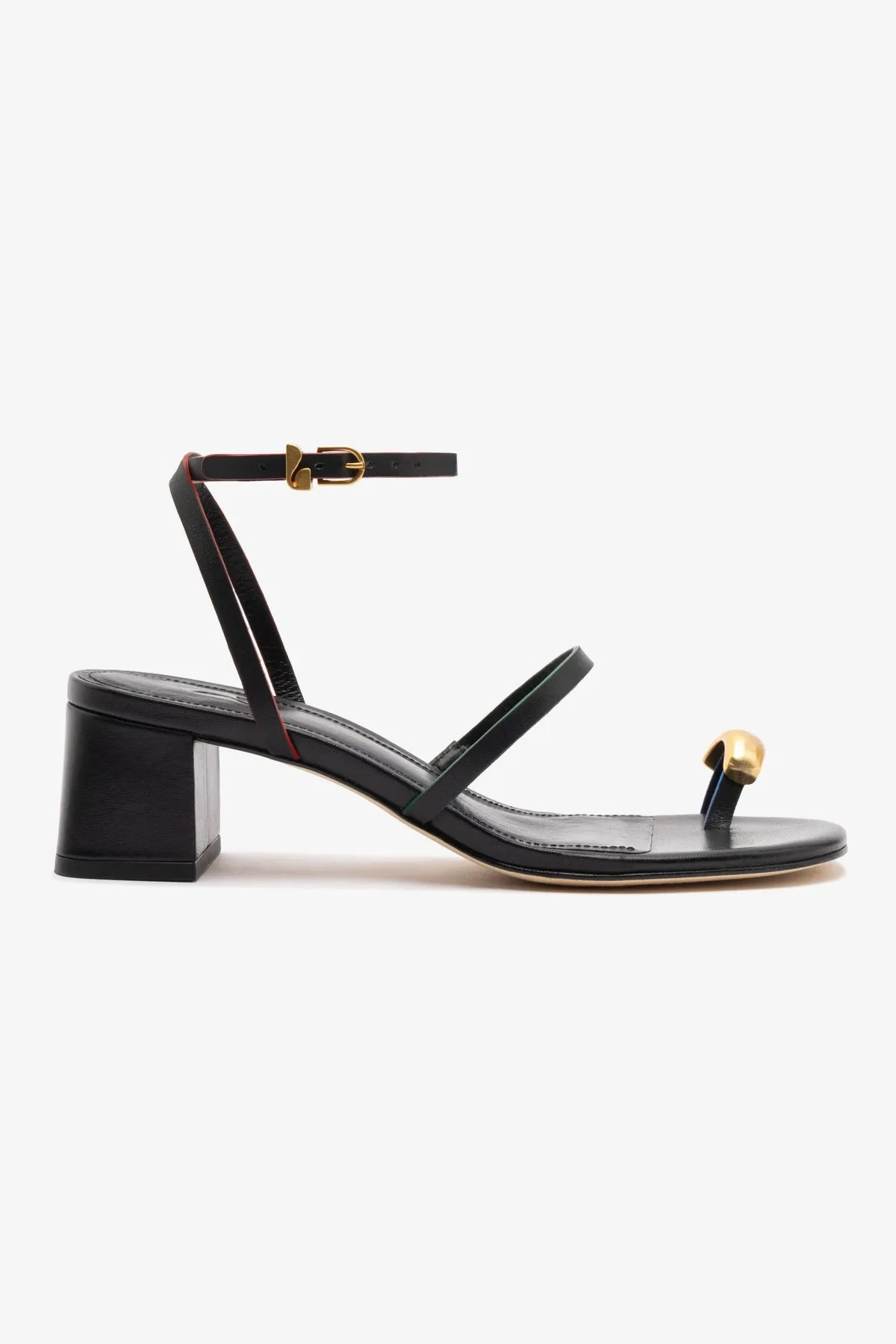 Biarritz Block In Black Leather