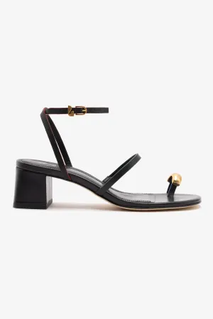 Biarritz Block In Black Leather