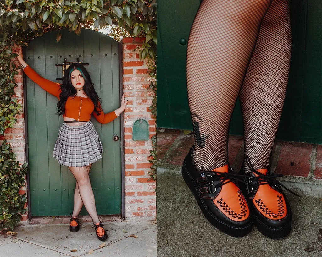 Black & Orange TUKskin? Viva Mondo Creeper