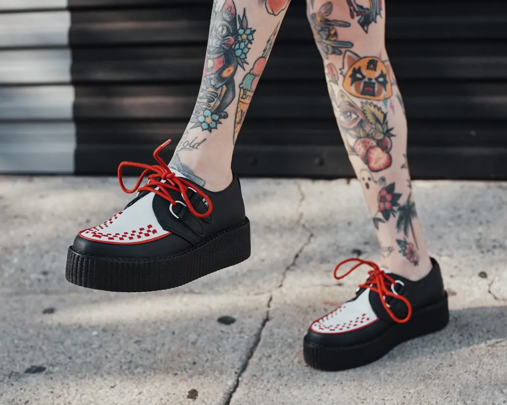 Black & White TUKskin? Red Interlace Creeper