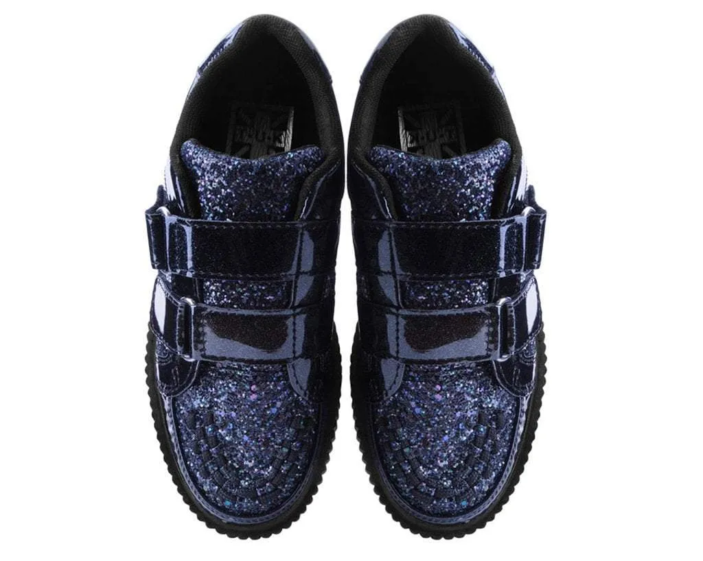 Black Hologram & Glitter Velcro Casbah Creeper