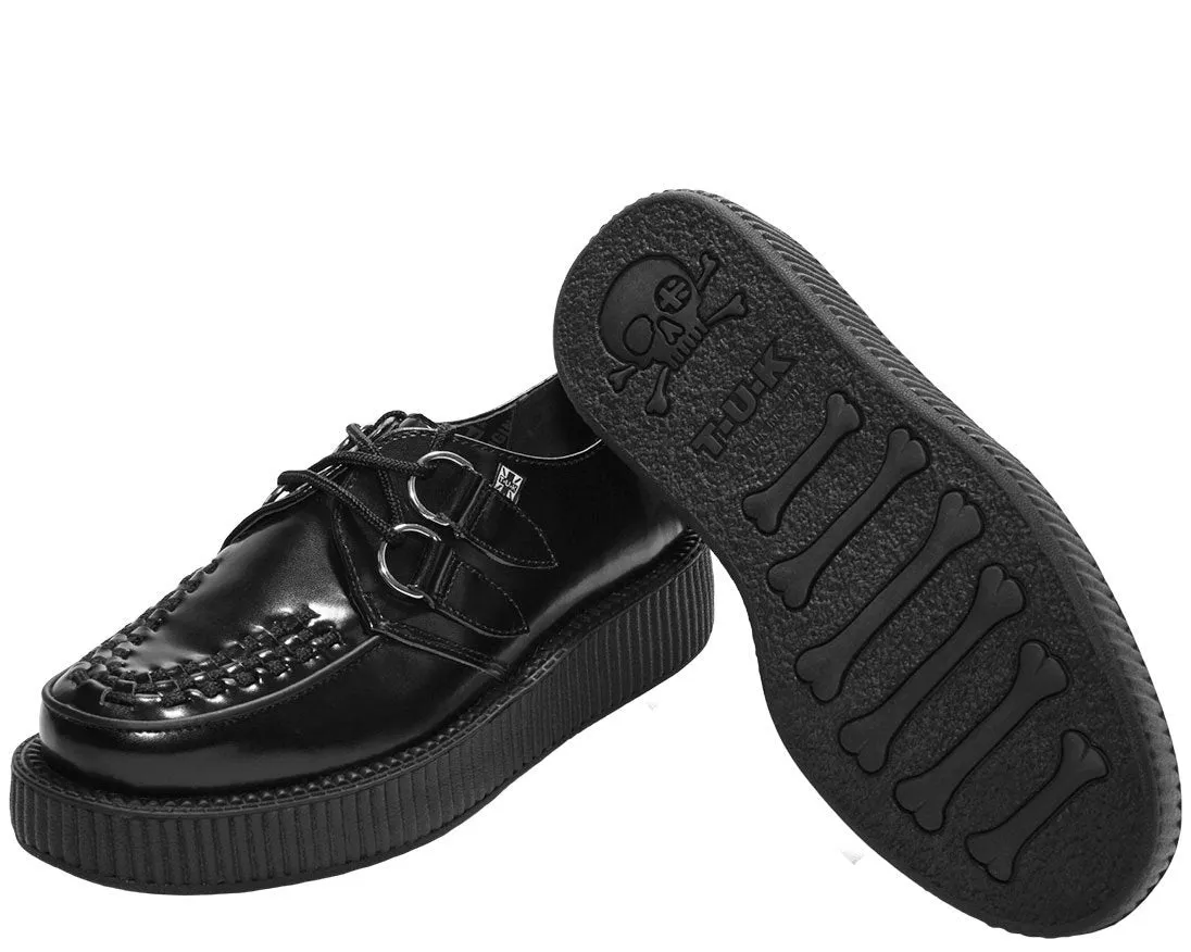 Black Low Sole Viva Creeper