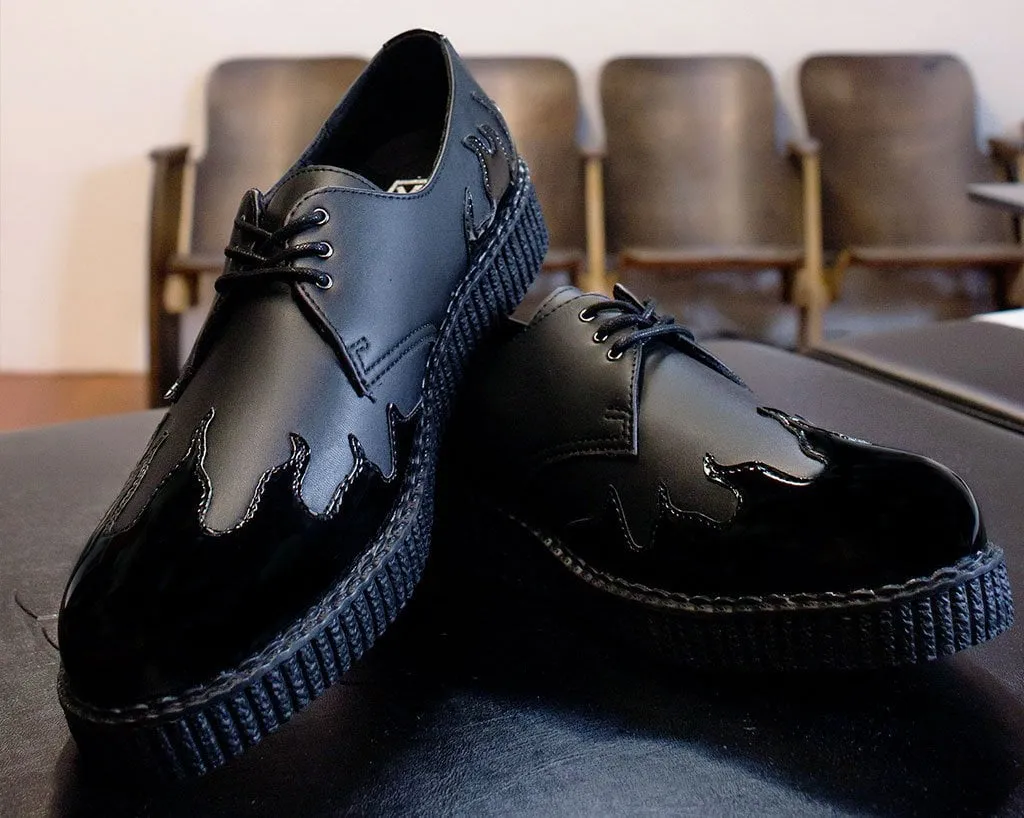 Black TUKskin? & Patent Flame Creeper
