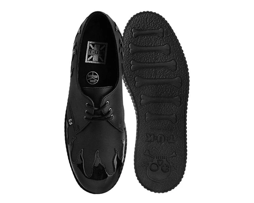 Black TUKskin? & Patent Flame Creeper