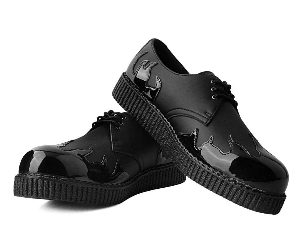 Black TUKskin? & Patent Flame Creeper
