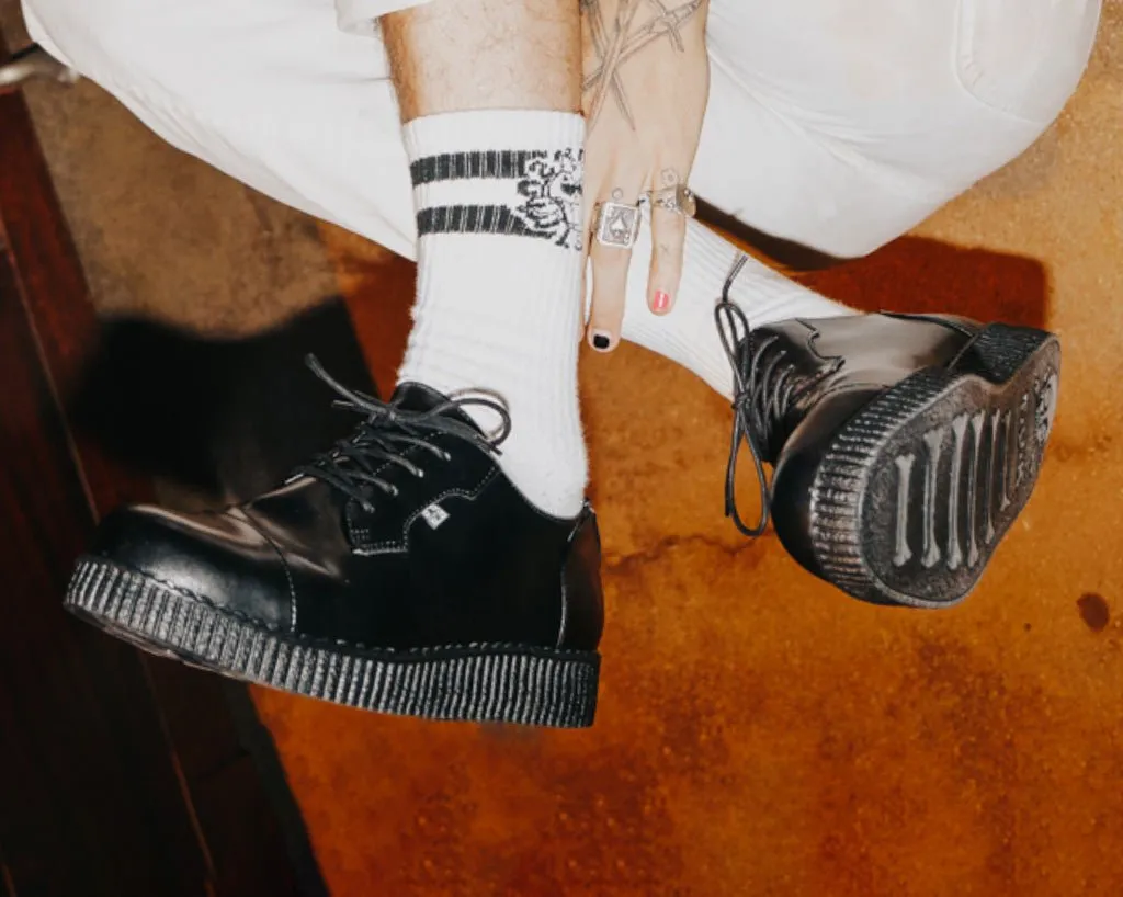 Black TUKskin? Toe Cap Viva Low Creeper