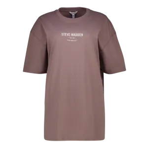 BRI DARK TAUPE OVERSIZED T-SHIRT