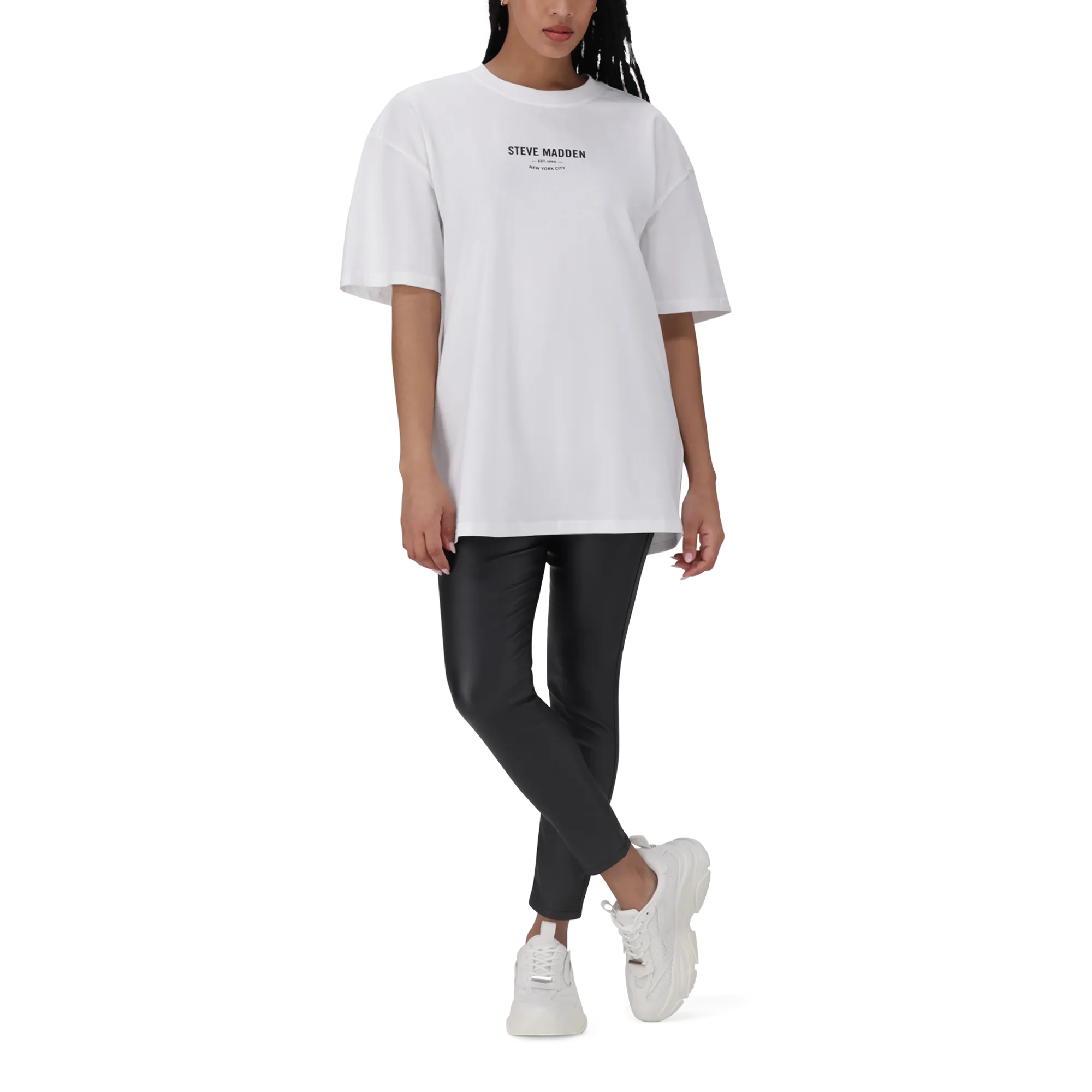 BRI WHITE OVERSIZED T-SHIRT