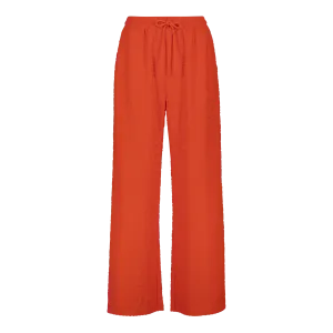 CHAYA TANGERINE WIDE LEG JOGGER WITH EMBOSSED LOGO