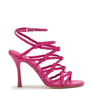 Chiara Sandal In Fuchsia Leather
