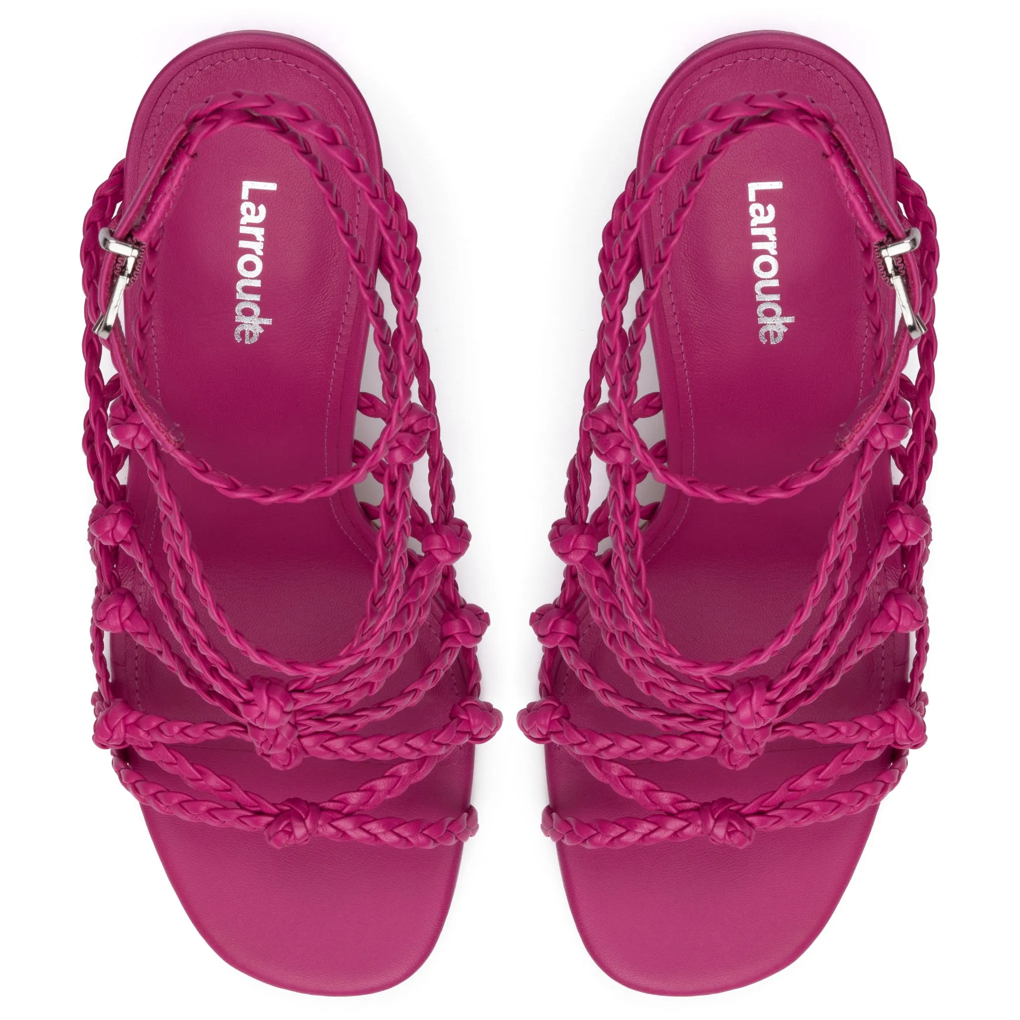 Chiara Sandal In Fuchsia Leather