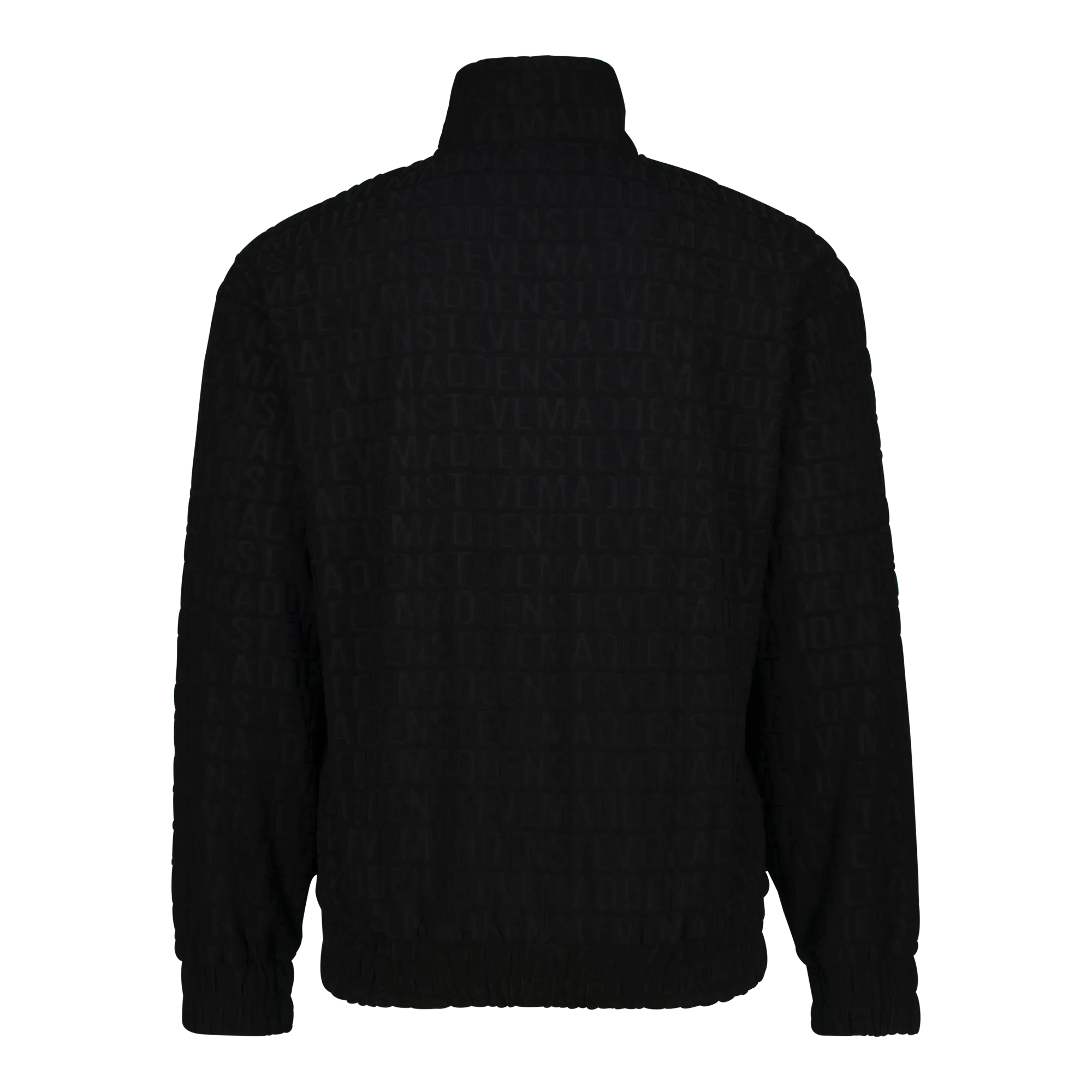 COOPER BLACK ZIP THROUGH SWEAT WITH EMBOSSED LOGO