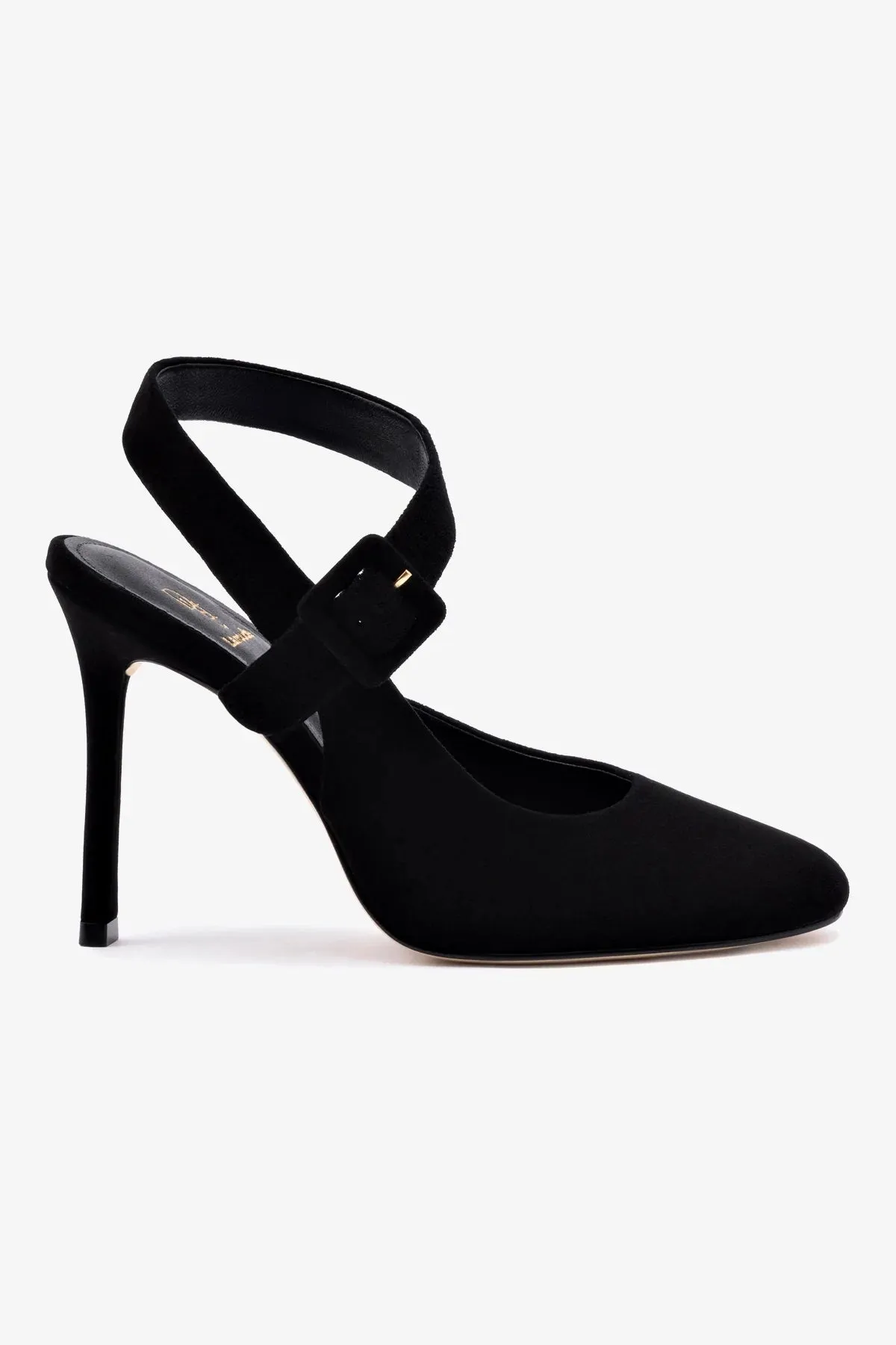 Deena By Larroud?? Pump In Black Suede