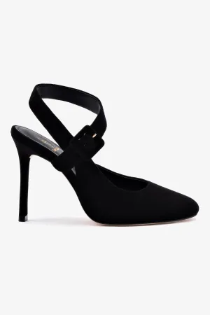 Deena By Larroud?? Pump In Black Suede