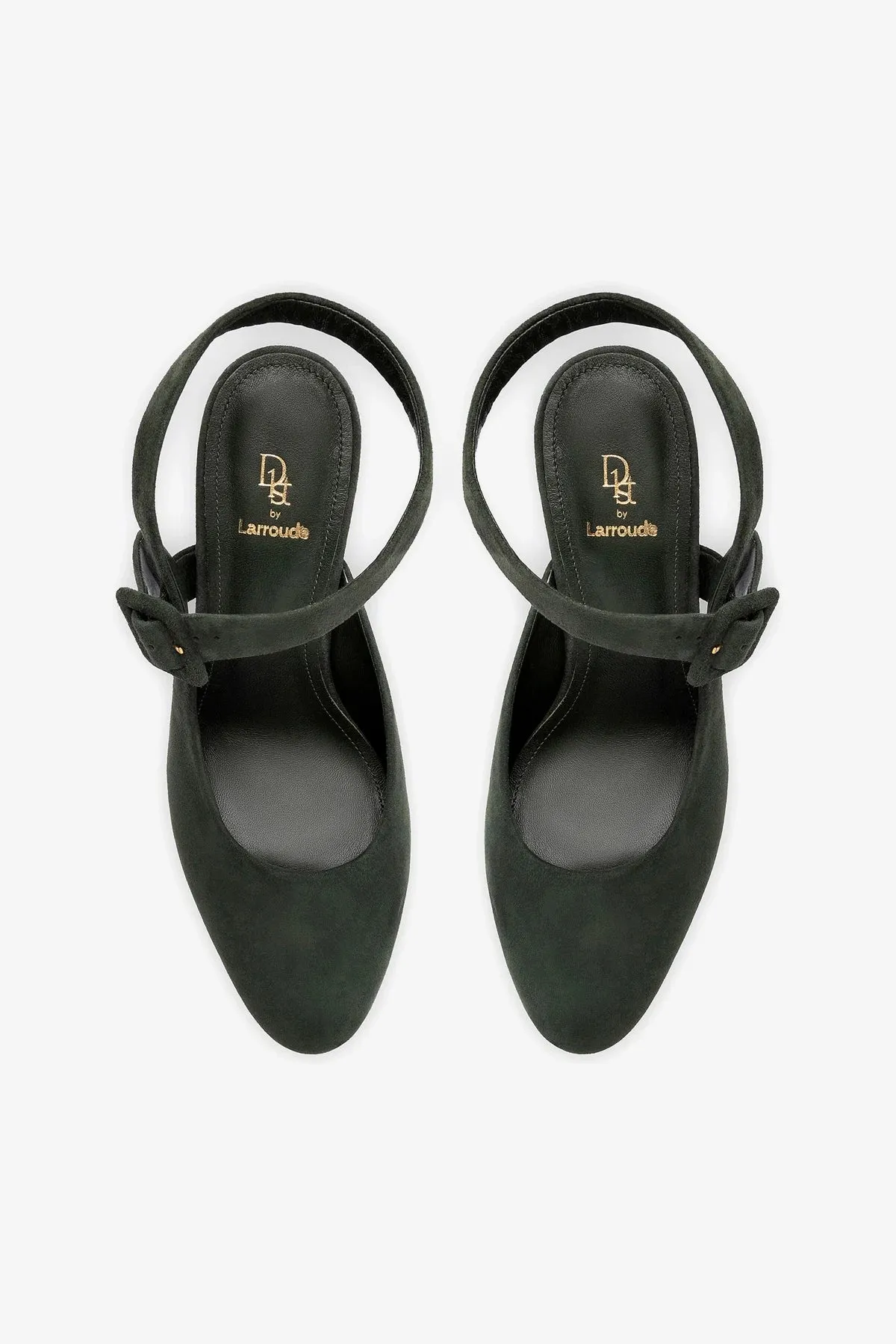 Deena By Larroud?? Pump In Deep Olivine Suede