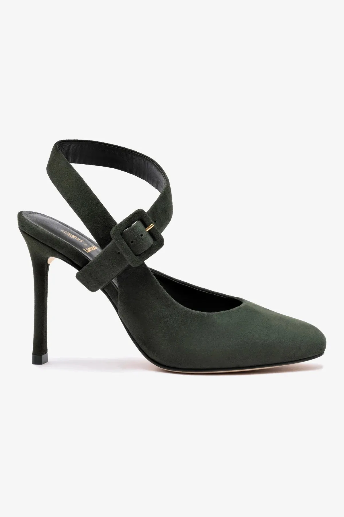 Deena By Larroud?? Pump In Deep Olivine Suede