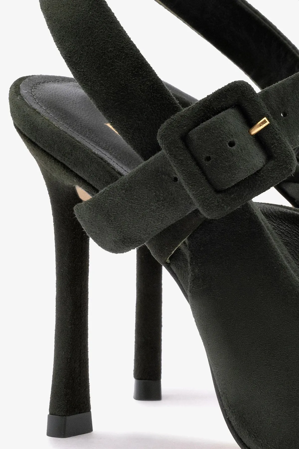 Deena By Larroud?? Pump In Deep Olivine Suede