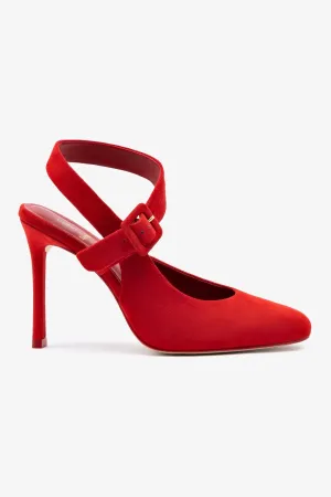 Deena By Larroud?? Pump In Red Suede