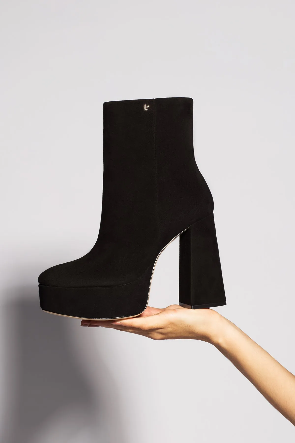 Dolly Boot In Black Suede