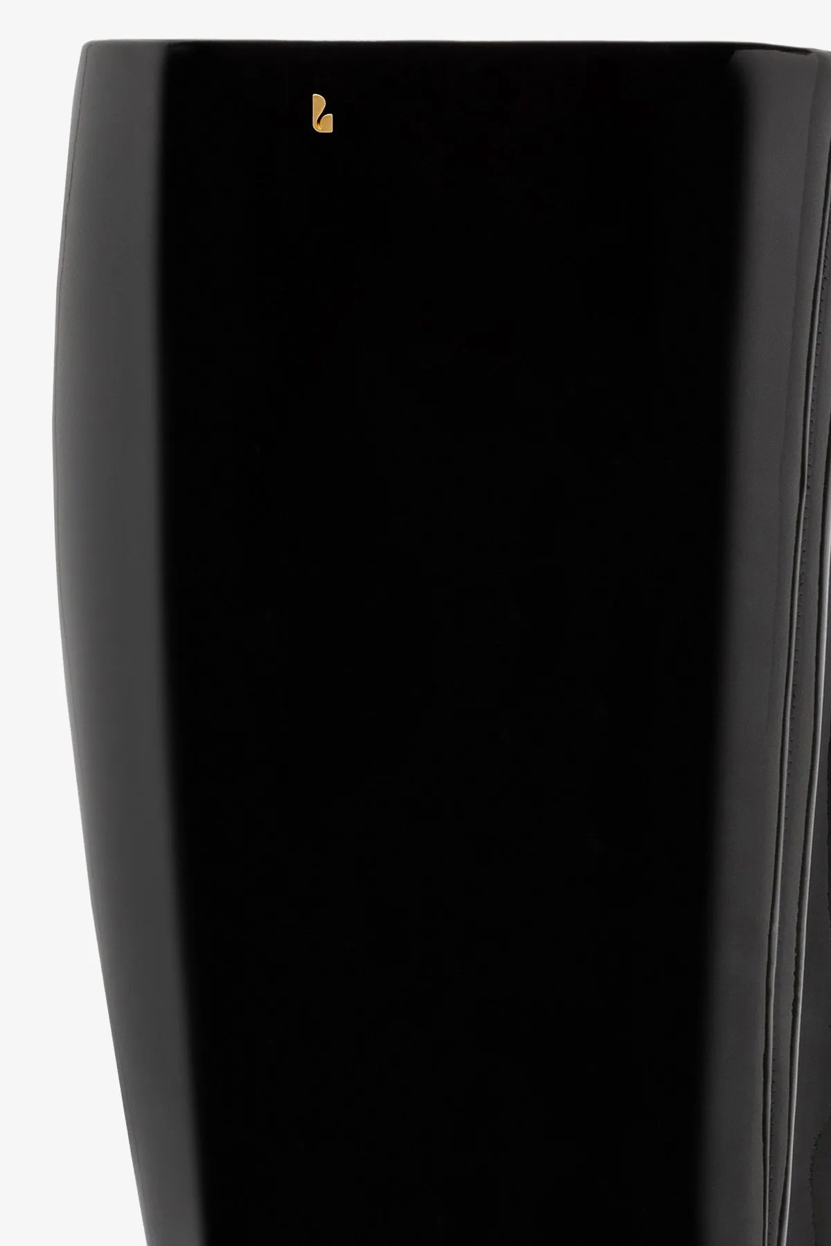 Edie Boot In Black Patent Leather
