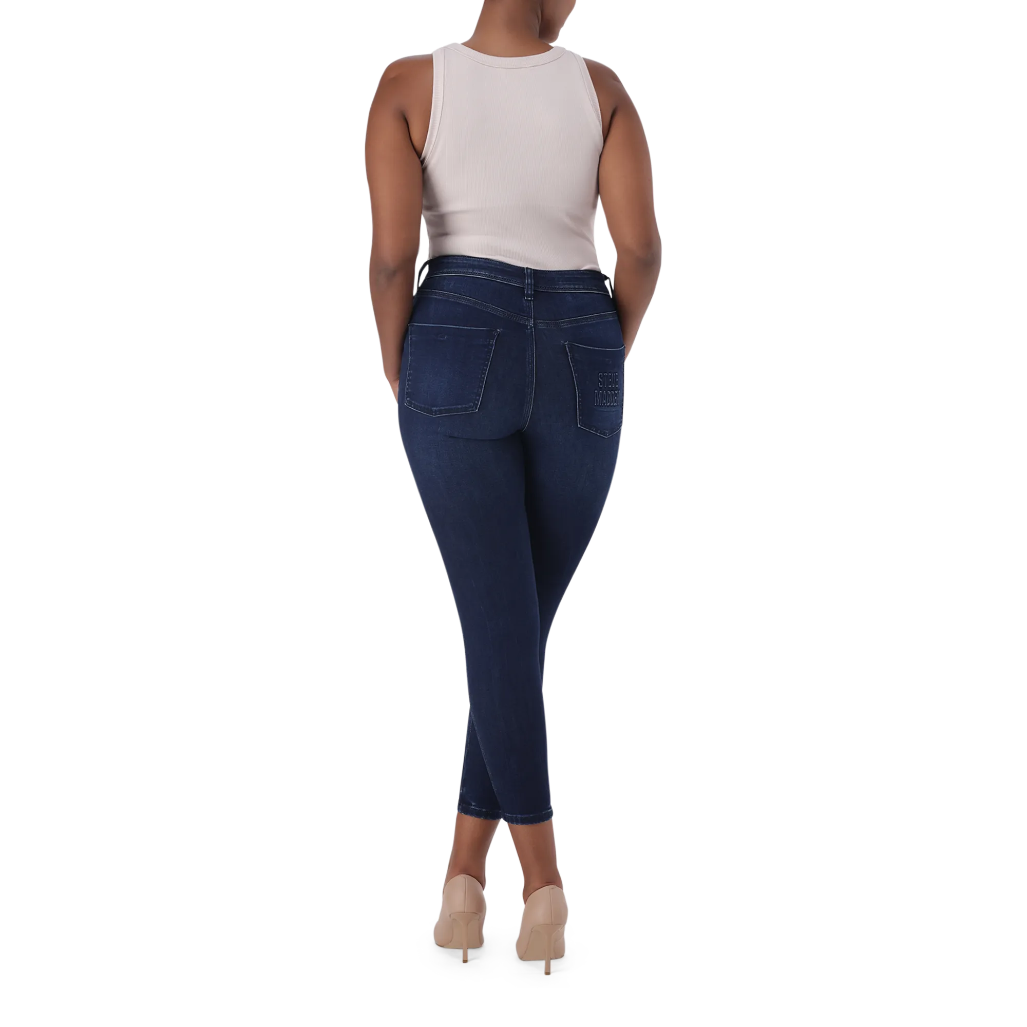 EVA CURVY DARK WASH SKINNY