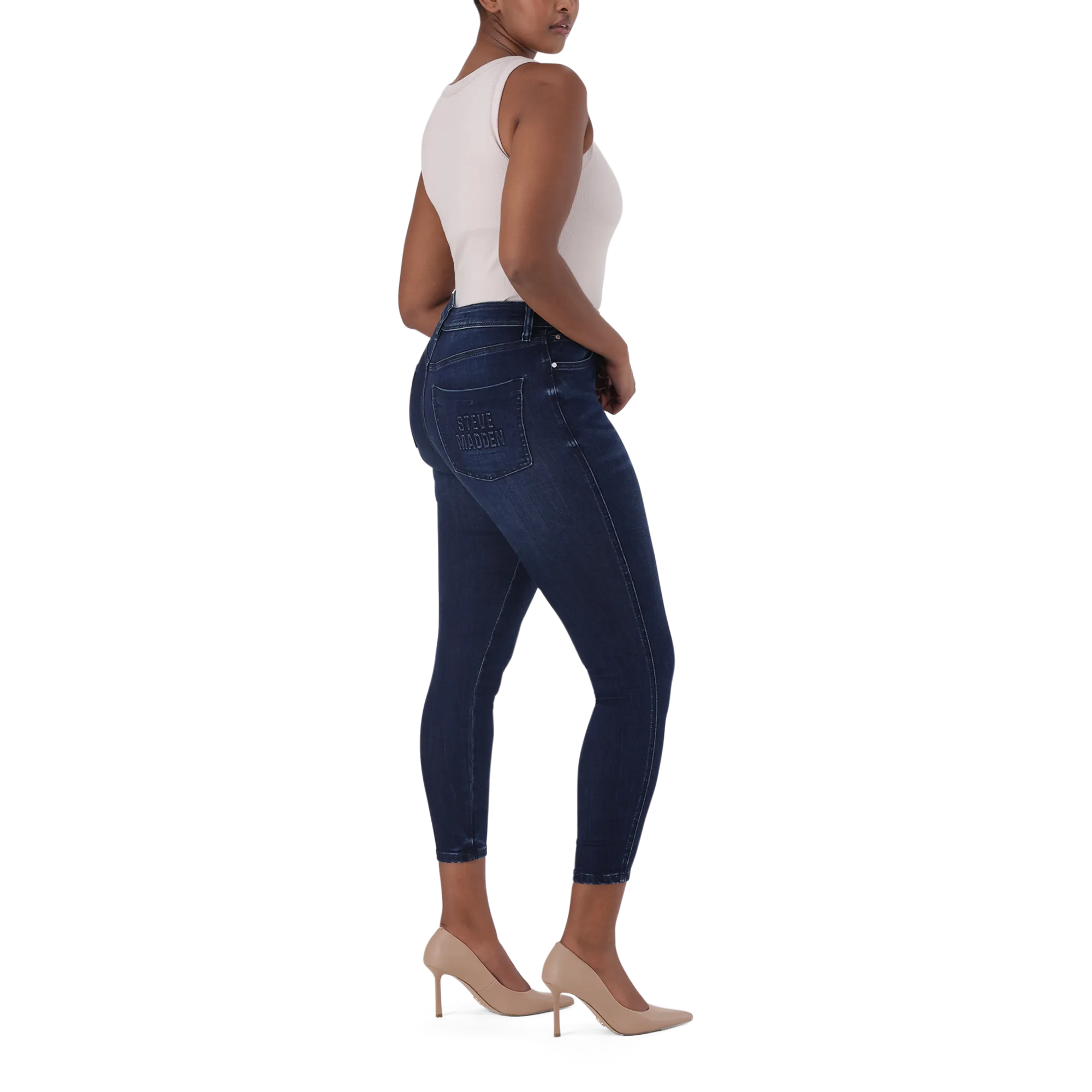 EVA CURVY DARK WASH SKINNY