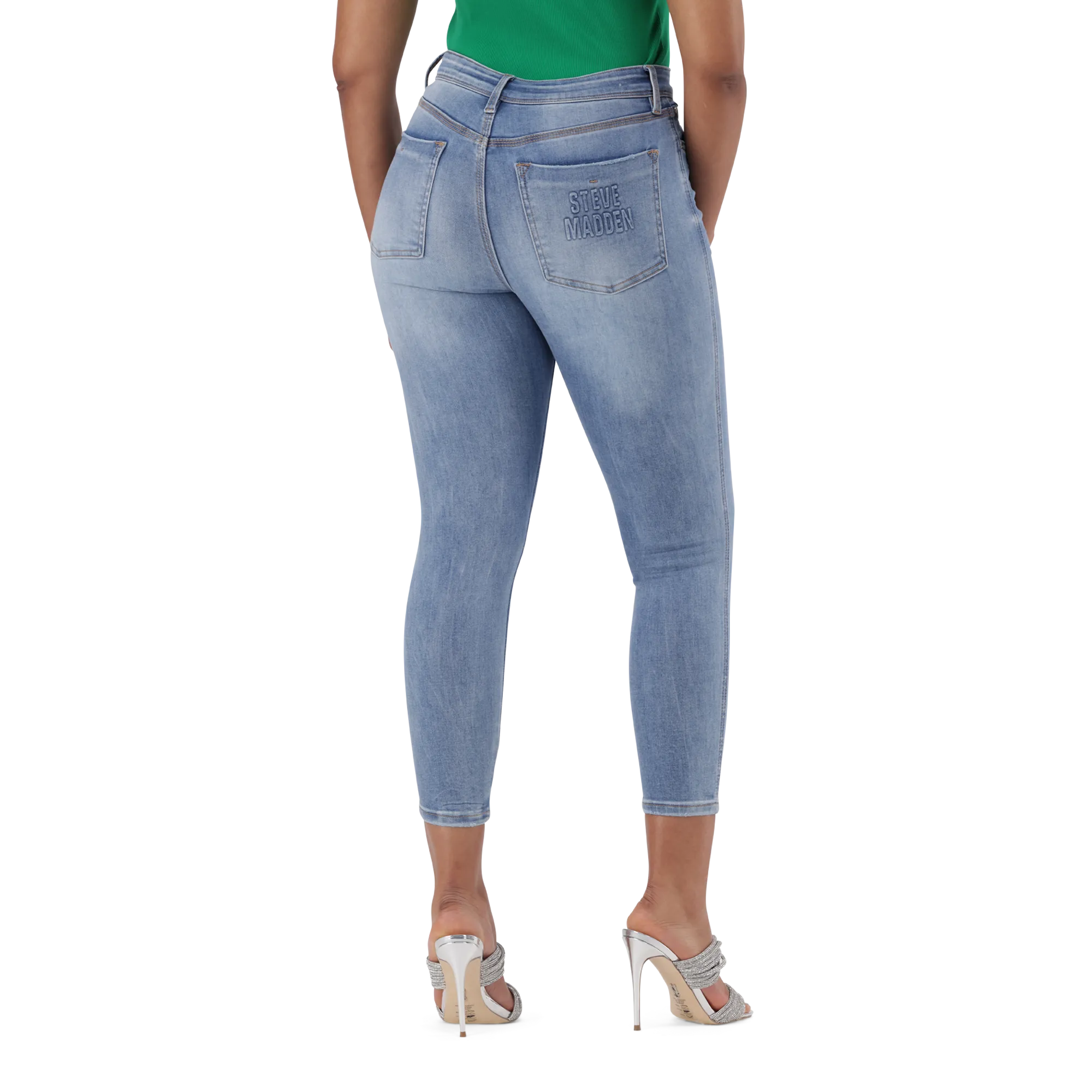 EVA CURVY MID WASH SKINNY