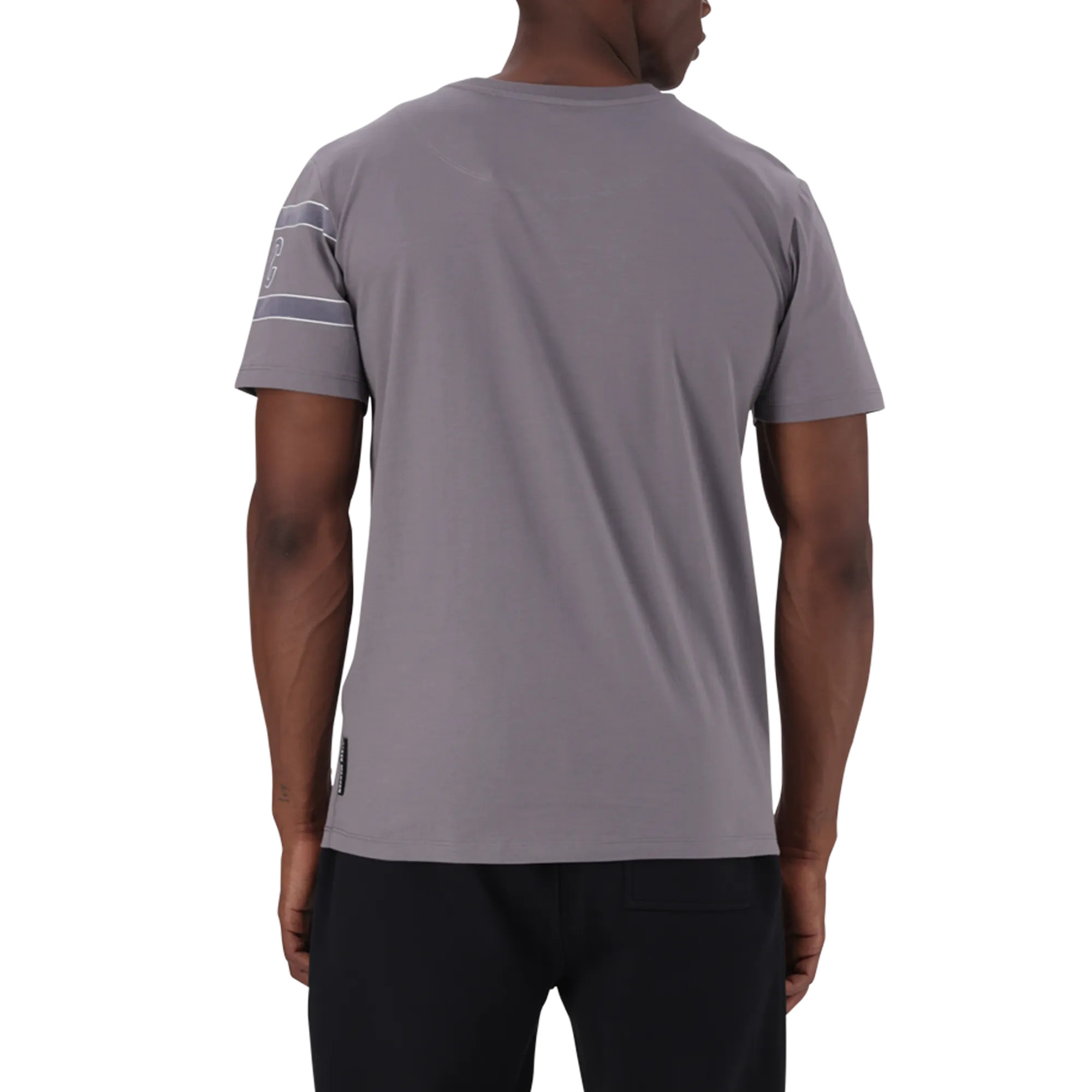 FINN GREY FLOCK CREW NECK T-SHIRT