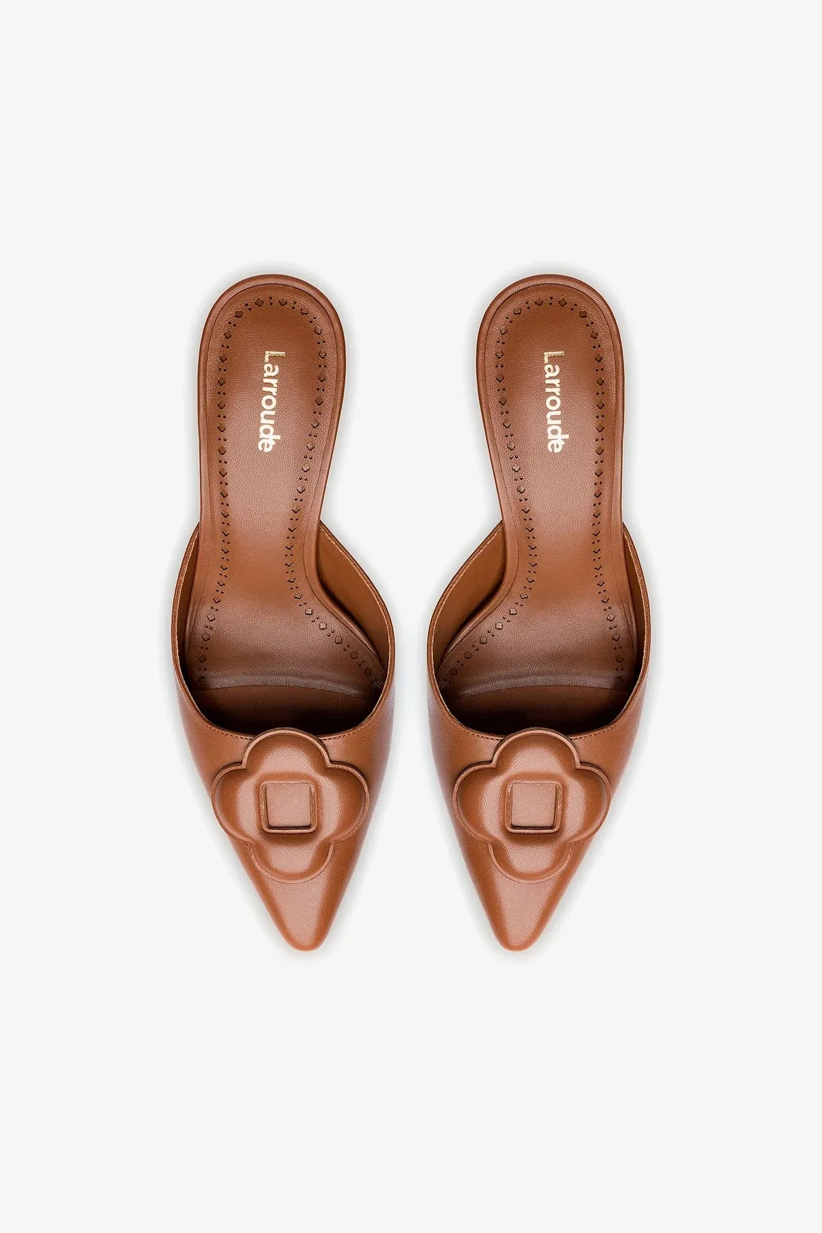 Flora Pump In Caramel Leather