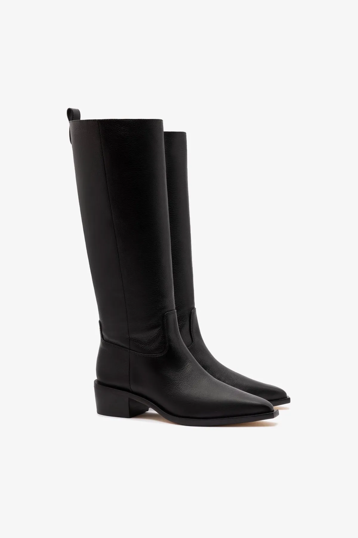 Florencia Boot In Black Leather