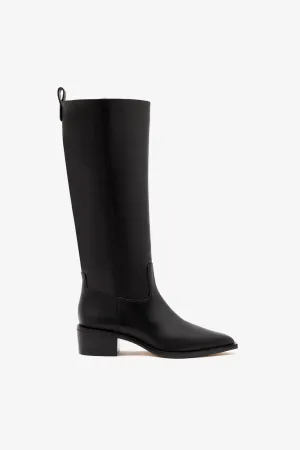 Florencia Boot In Black Leather