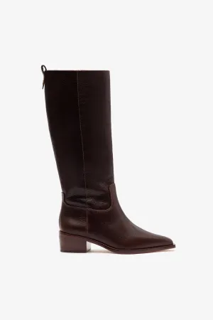 Florencia Boot In Brown Leather