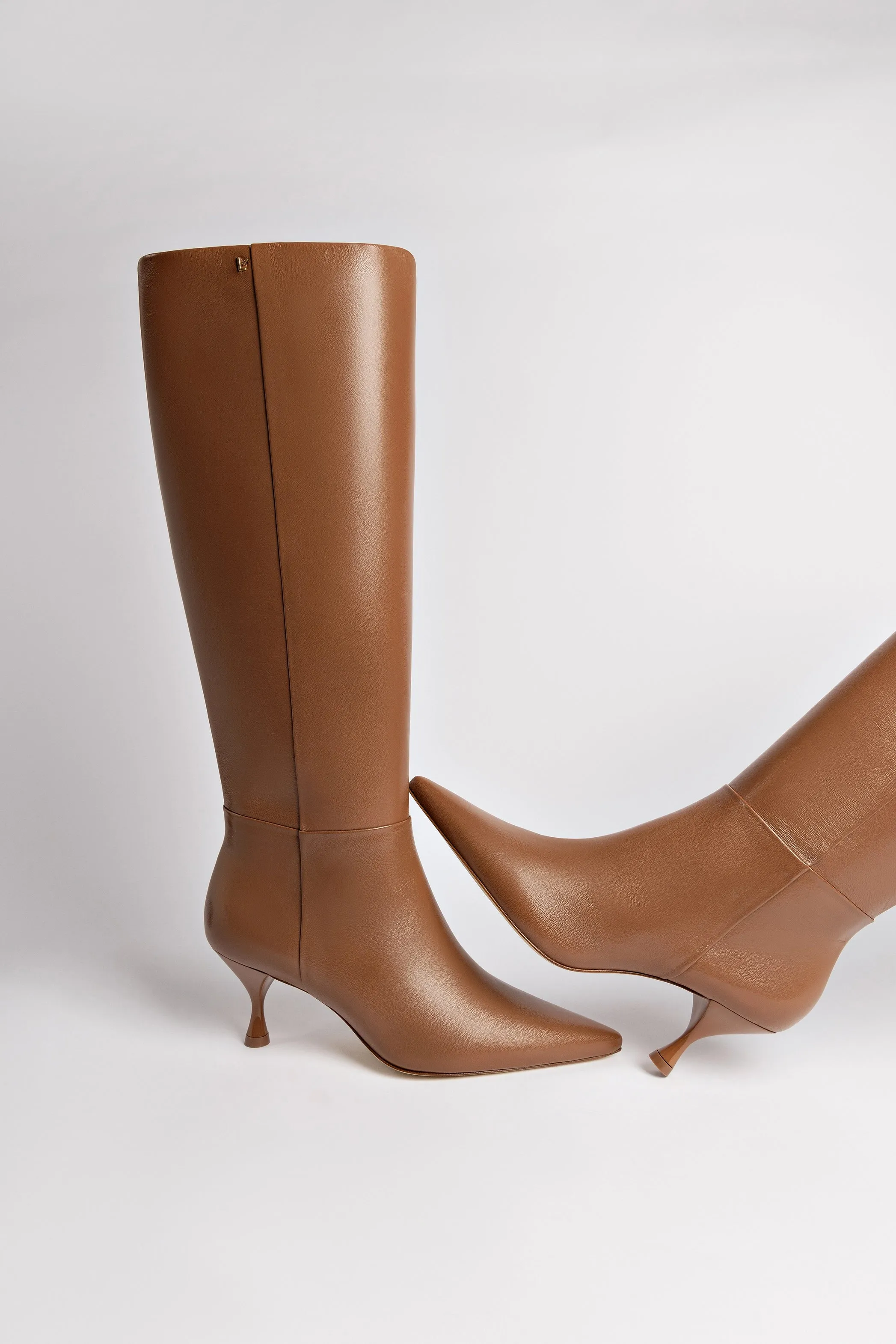Georgia Boot In Caramel Leather