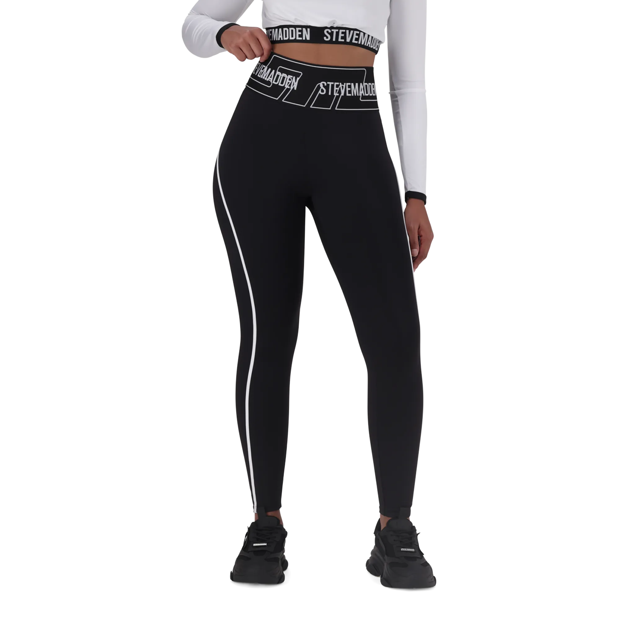 GIANA BLACK ACTIVE LEGGING