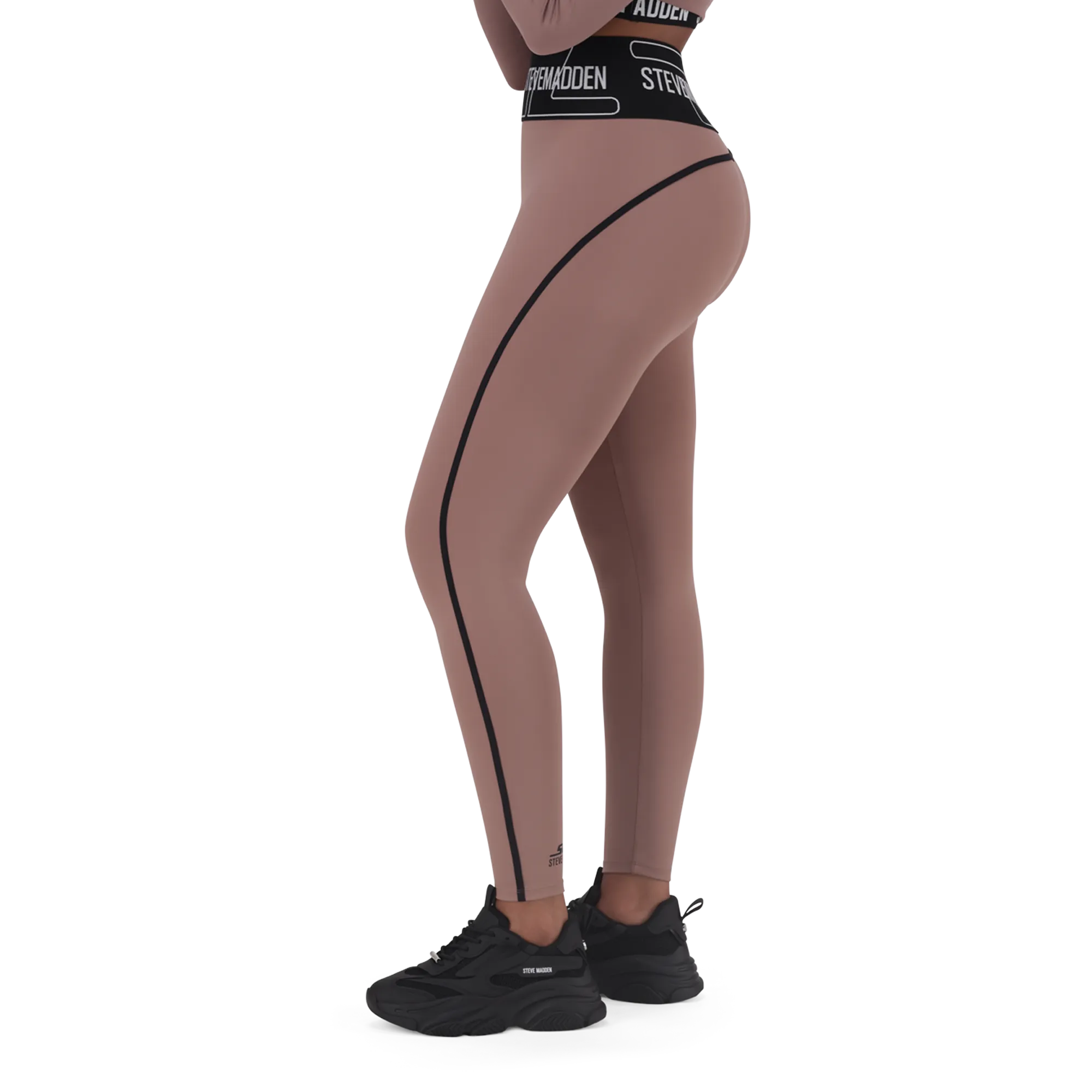 GIANA DARK TAUPE ACTIVE LEGGING
