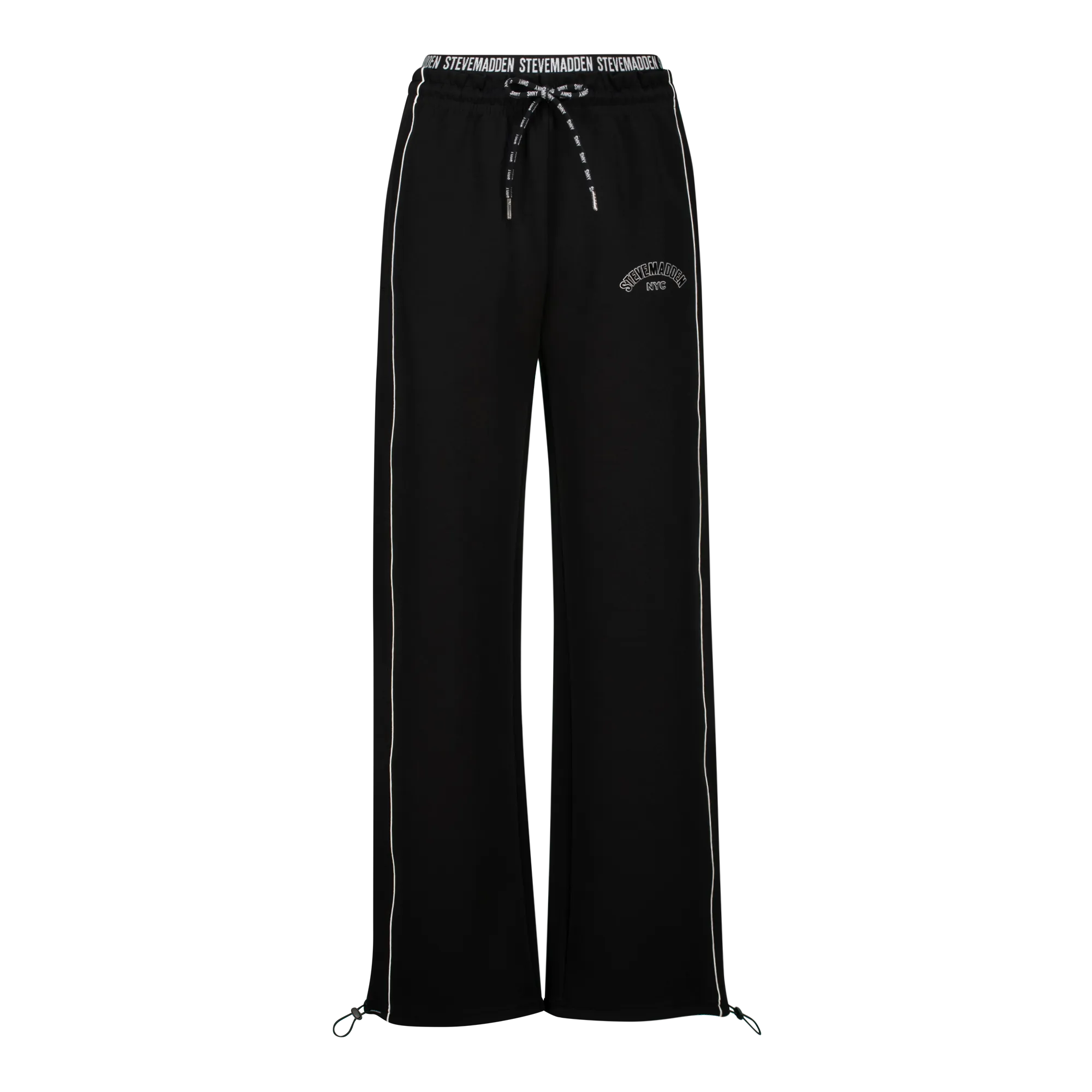 GILLIAN BLACK SCUBA WIDELEG JOGGER