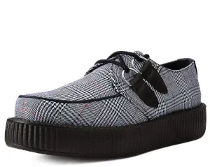 Grey Plaid Viva Low Creeper