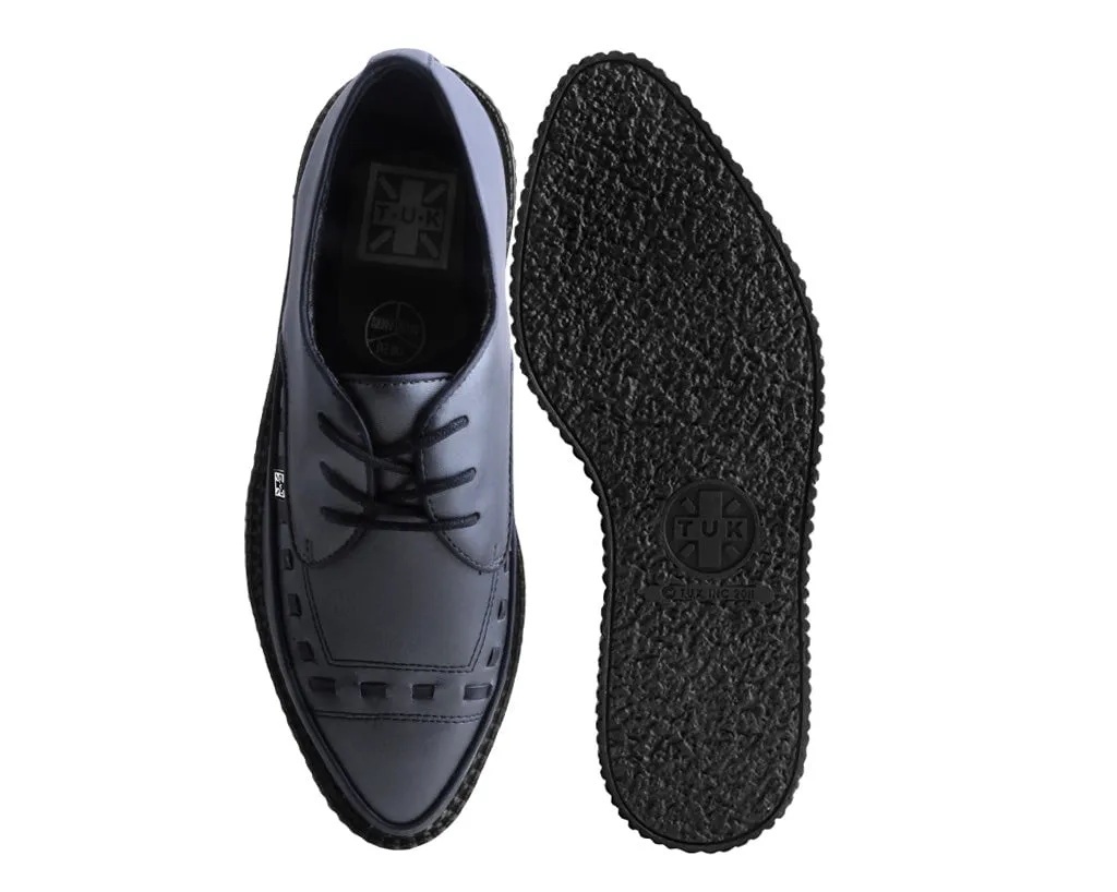 Gunmetal TUKskin? Lace Up Creeper